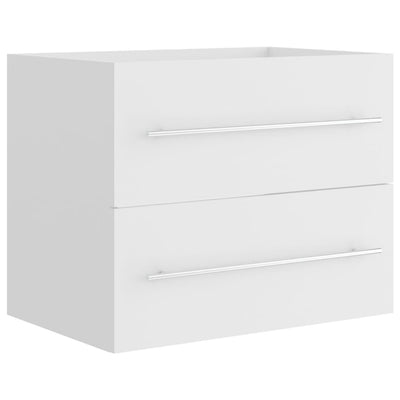skab til håndvask 60x38,5x48 cm konstrueret træ hvid