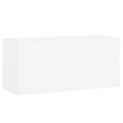skab til håndvask 100x38,5x45 cm konstrueret træ hvid