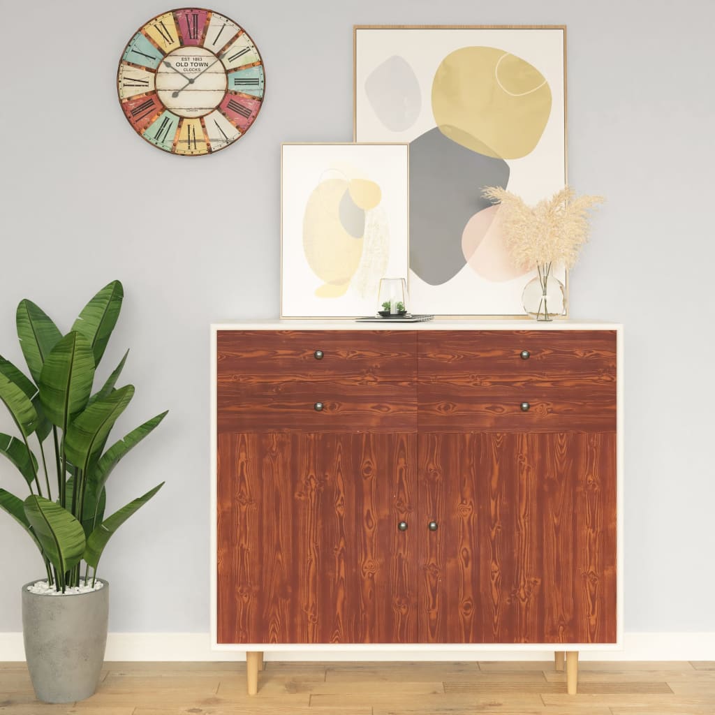selvklæbende folie til møbler 500x90 cm PVC akacie
