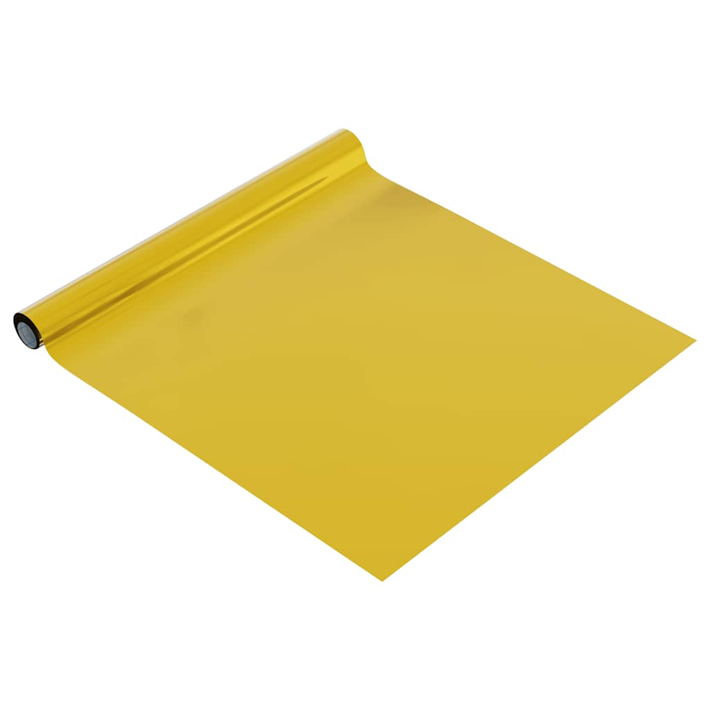 selvklæbende folie til møbler 500x90 cm PVC gylden højglans