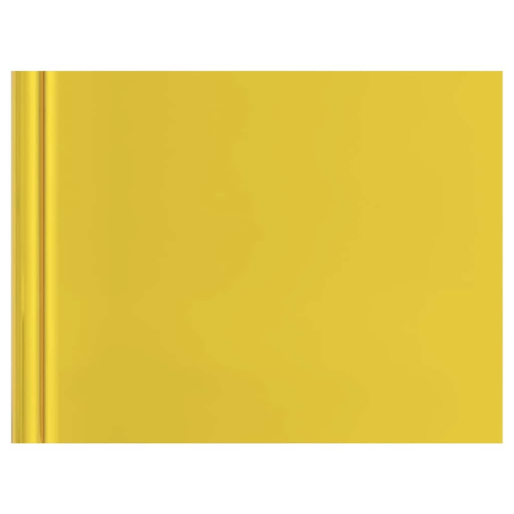 selvklæbende folie til møbler 500x90 cm PVC gylden højglans