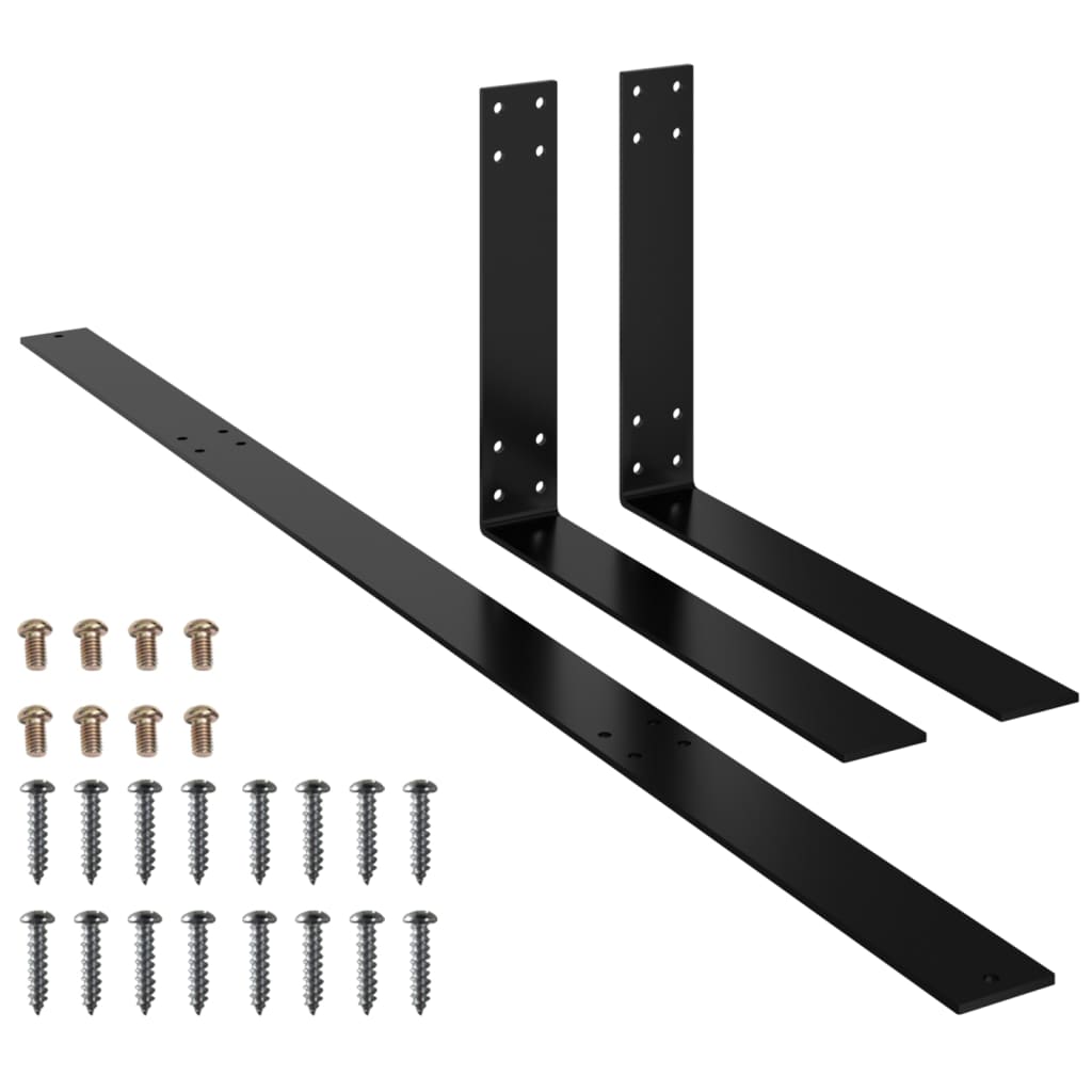 ryglæn til pallesofa 110 cm jern sort