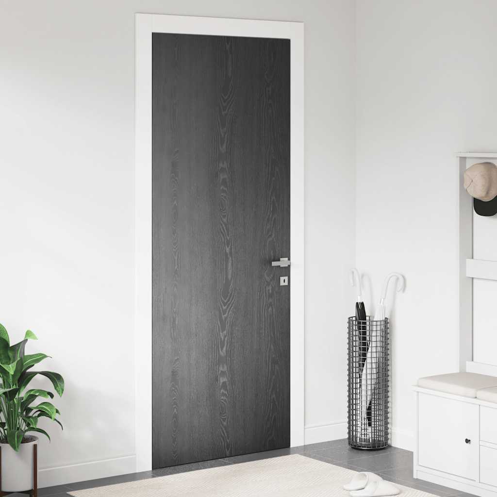 selvklæbende folie til møbler 2 stk. 500x90 cm PVC mørkt træ