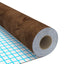 selvklæbende møbelfolie 2 stk. 500x90 cm PVC mørkt egetræ