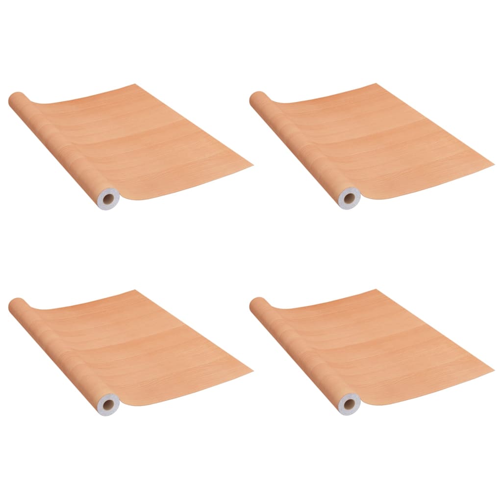 selvklæbende møbelfolie 2 stk. 500x90 cm PVC japansk egetræ