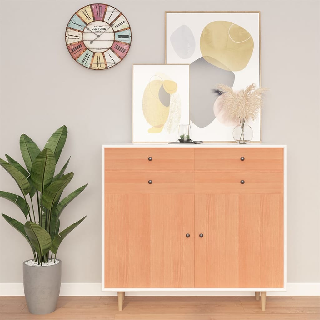 selvklæbende møbelfolie 2 stk. 500x90 cm PVC japansk egetræ