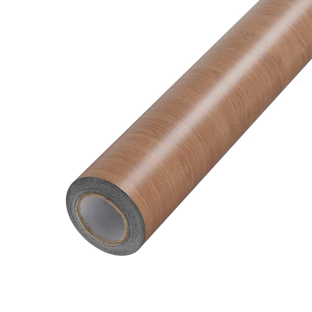 selvklæbende møbelfolie 2 stk. 500x90 cm PVC lyst egetræ