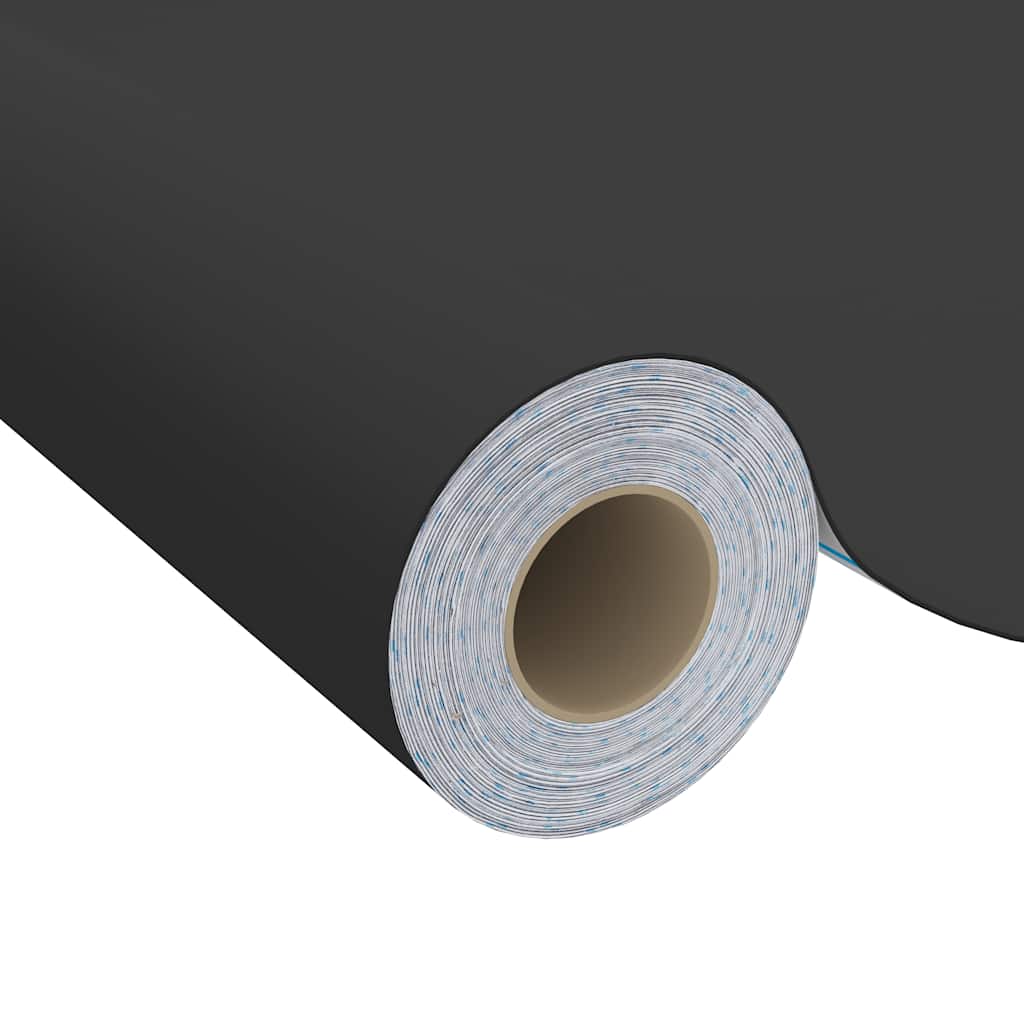 selvklæbende møbelfolie 2 stk. 500x90 cm PVC sort