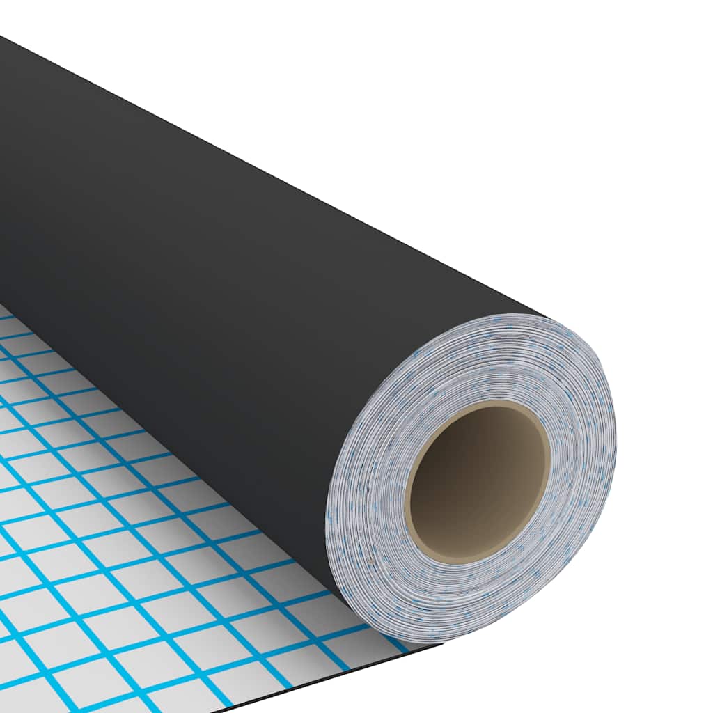 selvklæbende møbelfolie 2 stk. 500x90 cm PVC sort