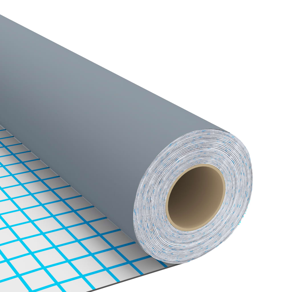 selvklæbende møbelfolie 2 stk. 500x90 cm PVC grå