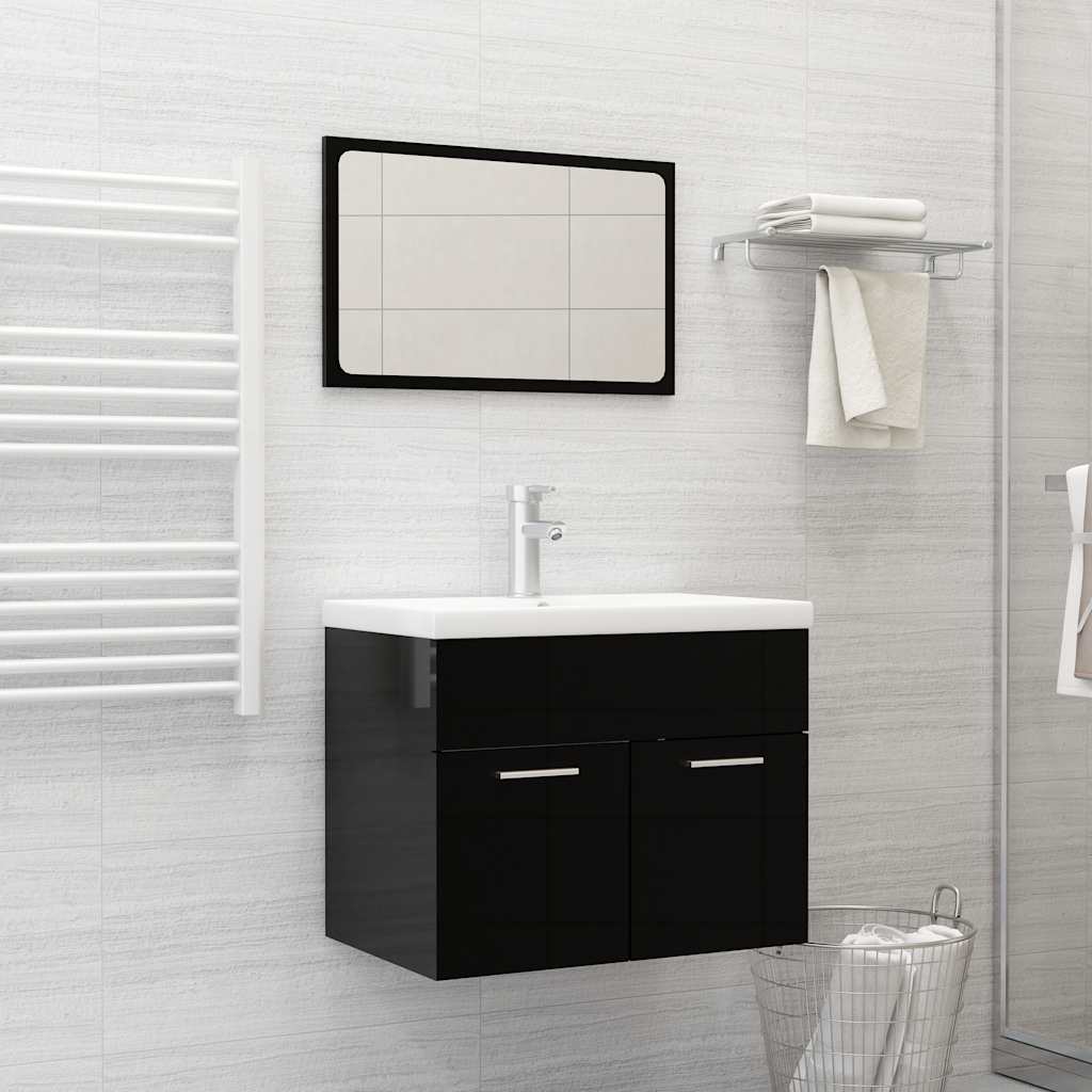 indbygget håndvask med hane 61x39x18 cm keramisk hvid