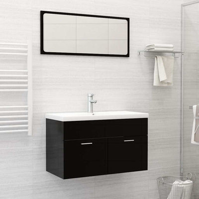 indbygget håndvask med hane 81x39x18 cm keramisk hvid