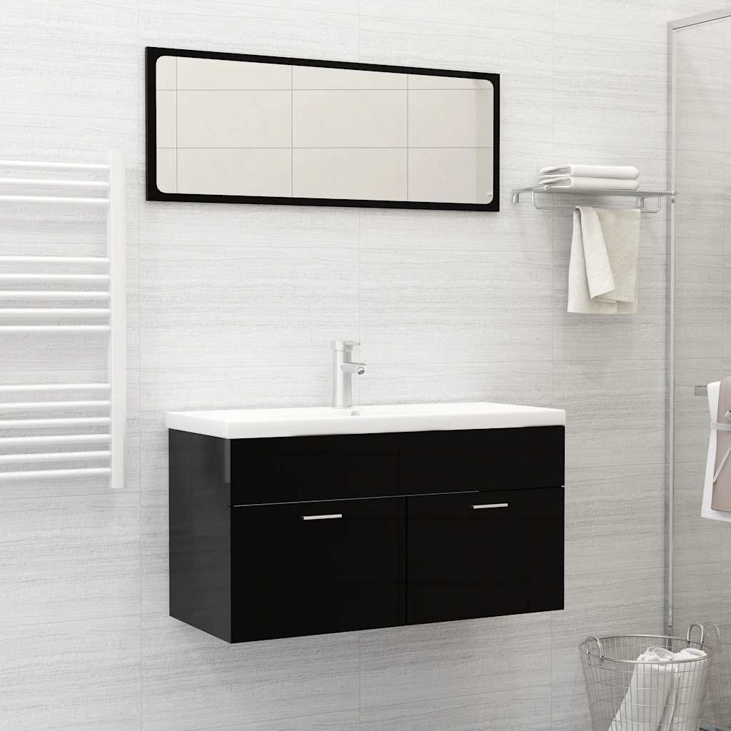indbygget håndvask med hane 91x39x18 cm keramisk hvid