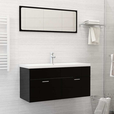 indbygget håndvask med hane 101x39x18 cm keramisk hvid