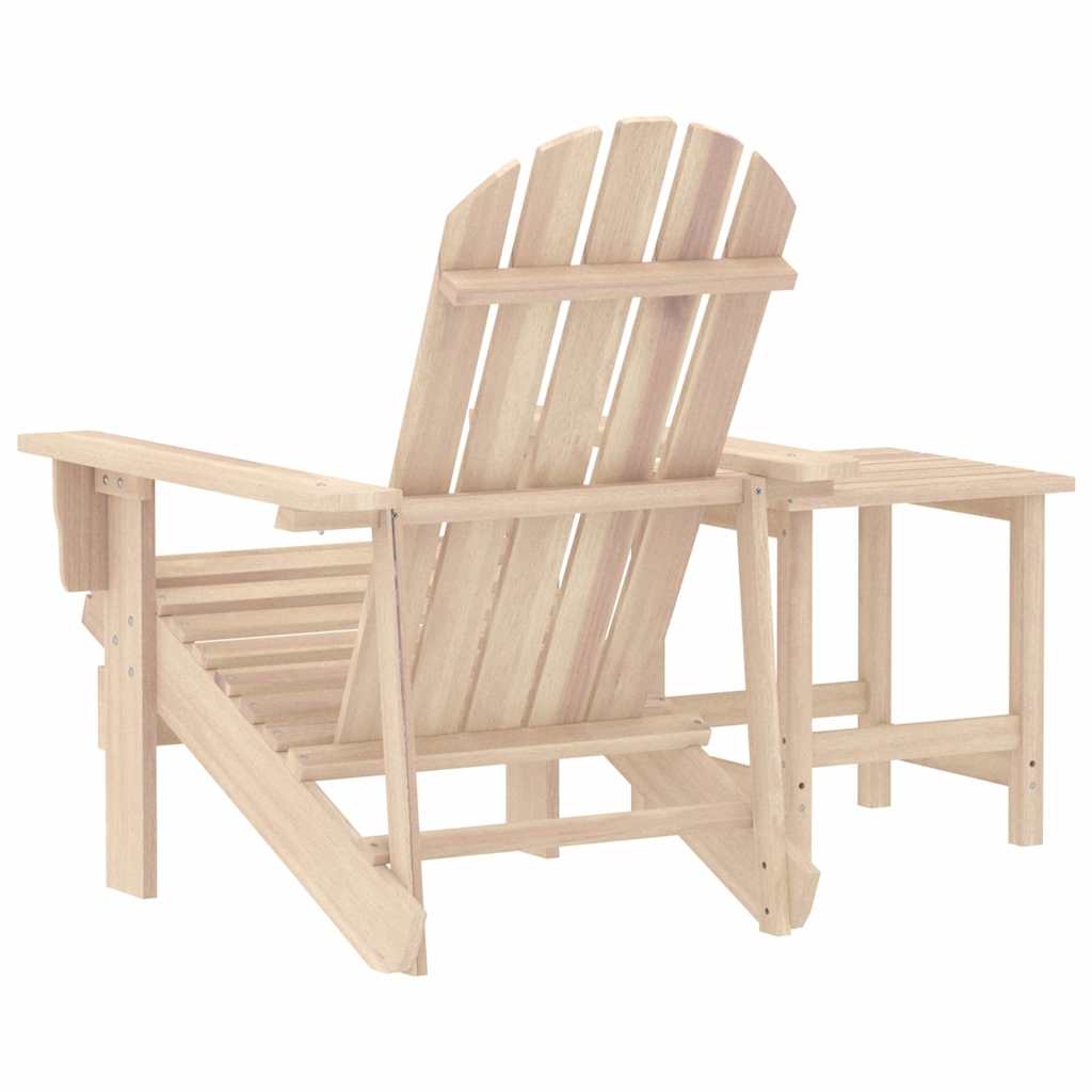 Adirondack-havestol med bord massivt grantræ