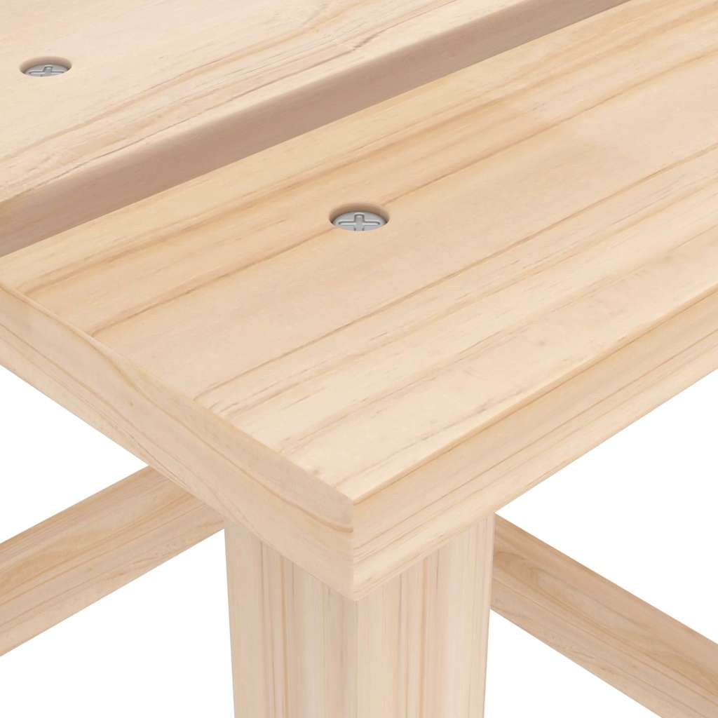 Adirondack-havestol med bord massivt grantræ