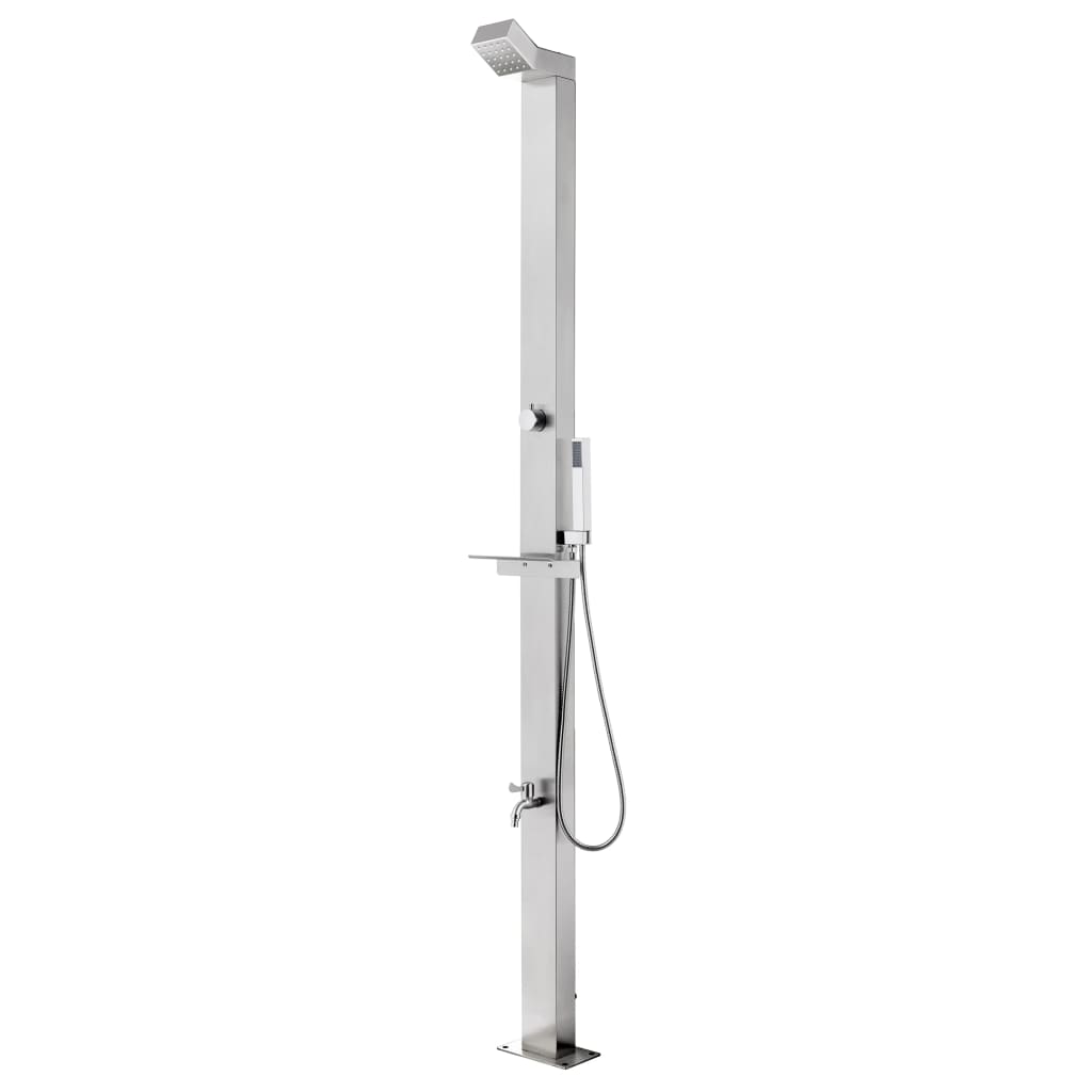 havebruser 220 cm rustfrit stål