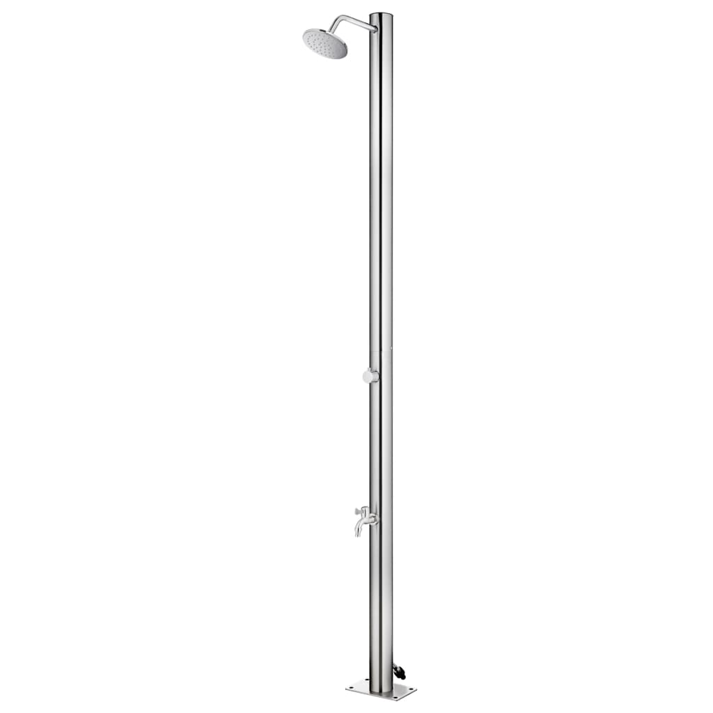 havebruser 215 cm rustfrit stål