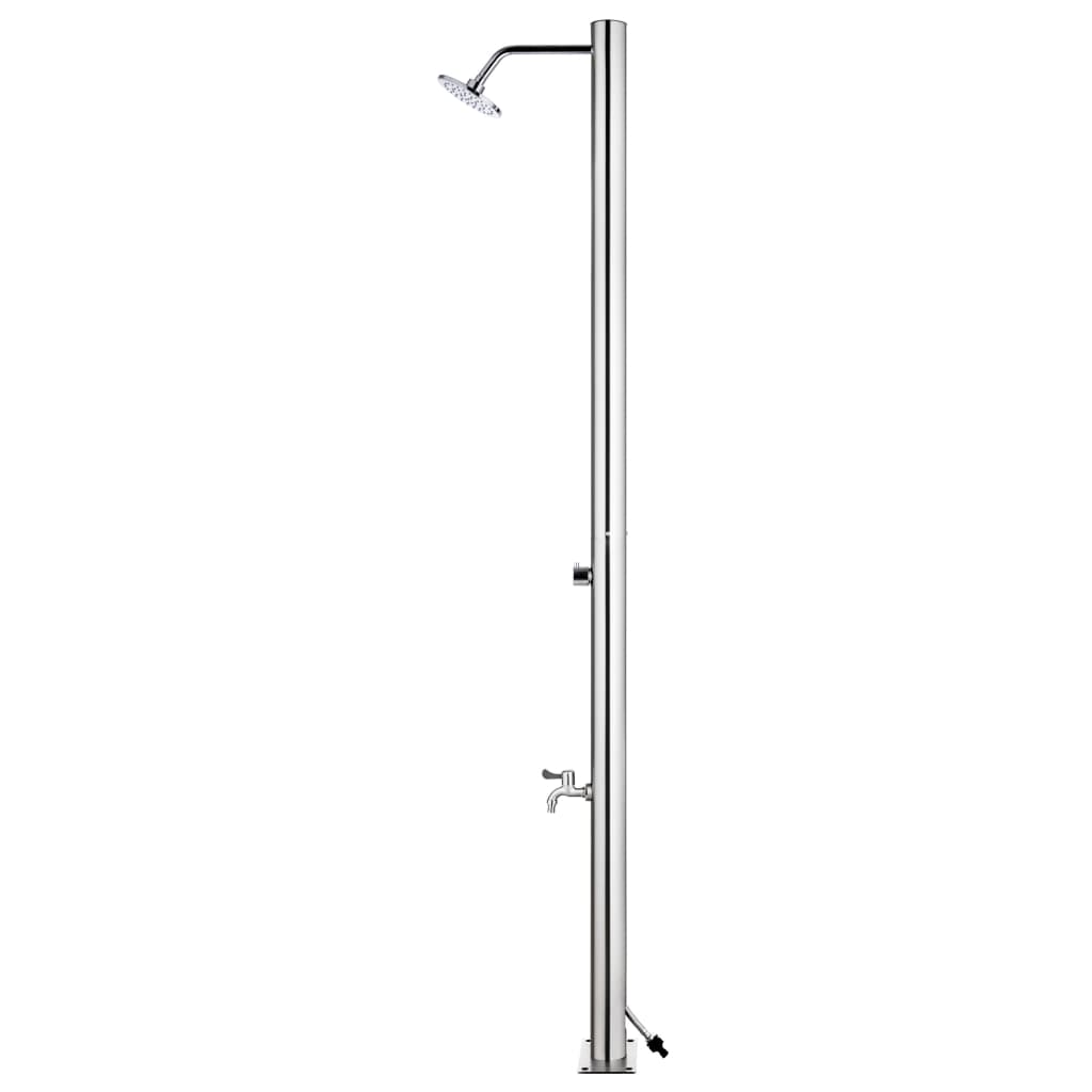 havebruser 215 cm rustfrit stål