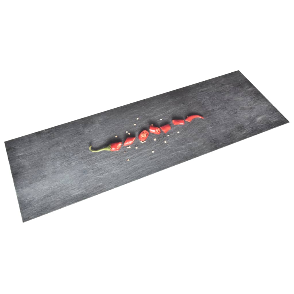 vaskbar køkkenmåtte 60x300 cm chili