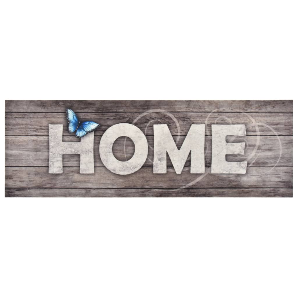 køkkenmåtte 45x150 cm vaskbar Home-tryk