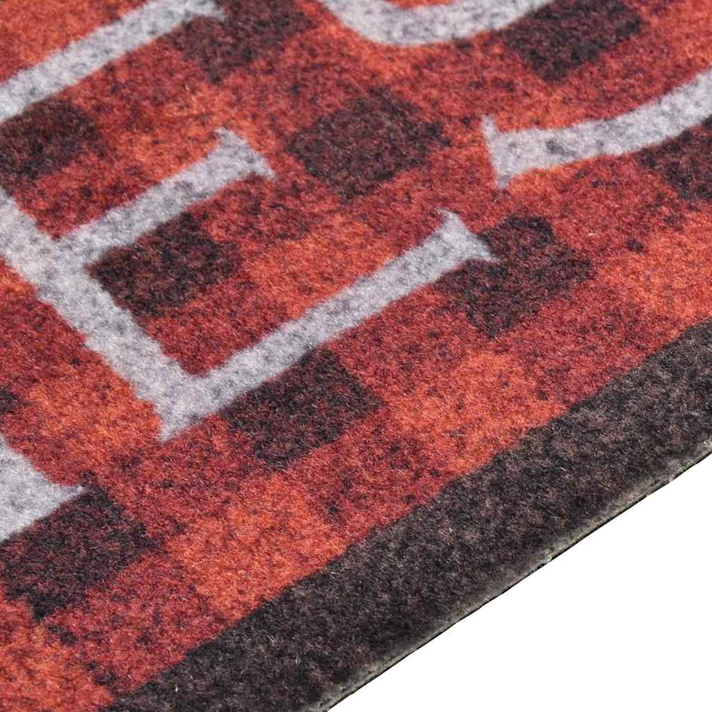vaskbar køkkenmåtte 45x150 cm tomater