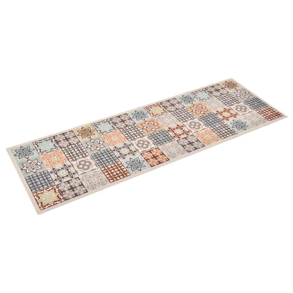 vaskbar køkkenmåtte 45x150 cm mosaikmønster