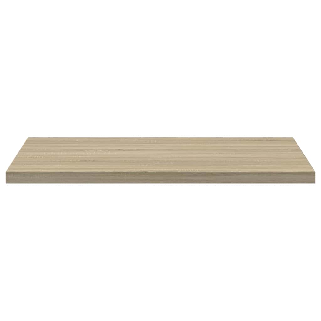 boghylder 4 stk. 40x40x1,5 cm konstrueret træ sonoma-eg