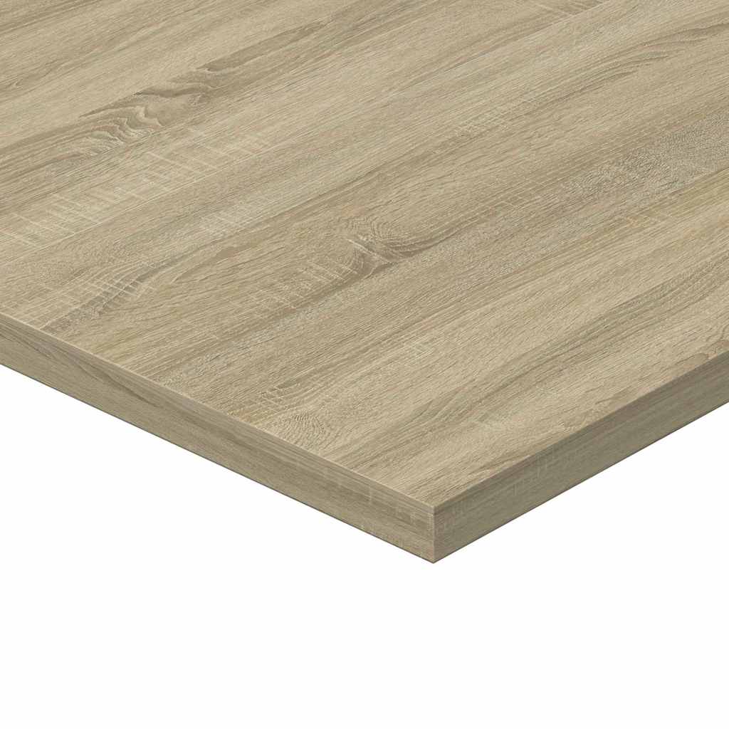boghylder 4 stk. 40x40x1,5 cm konstrueret træ sonoma-eg
