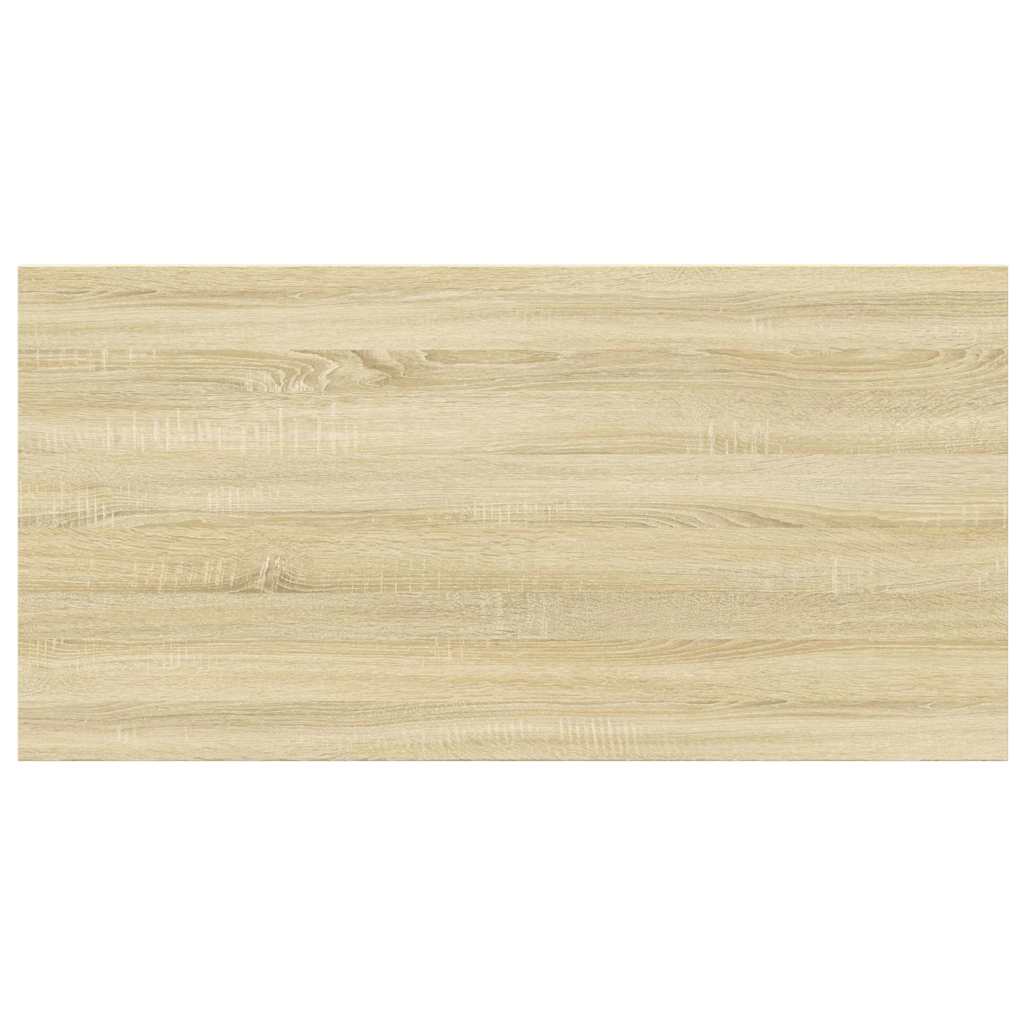 boghylder 4 stk. 60x30x1,5 cm konstrueret træ sonoma-eg