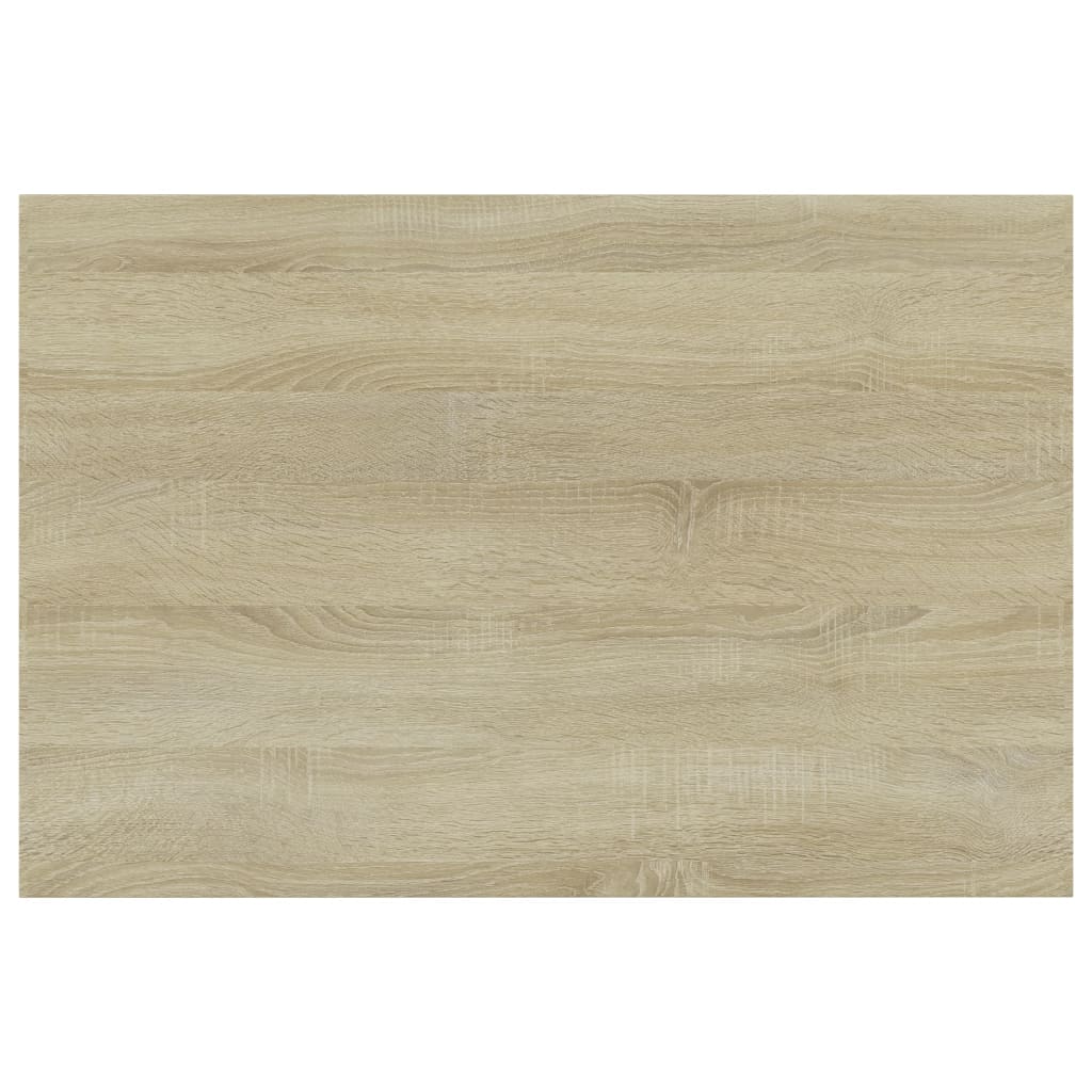 boghylder 8 stk. 60x40x1,5 cm konstrueret træ sonoma-eg