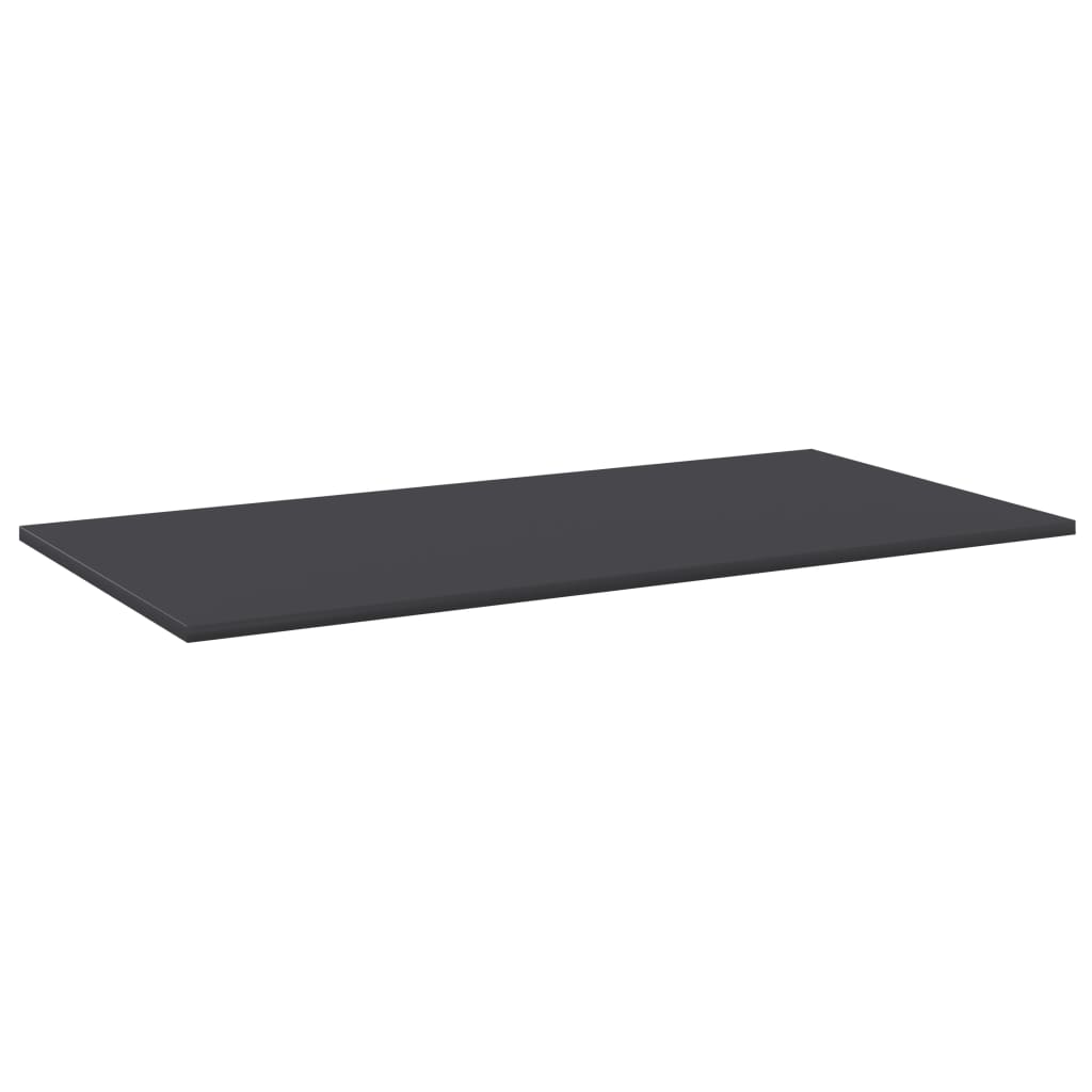 boghylder 8 stk. 80x20x1,5 cm konstrueret træ grå