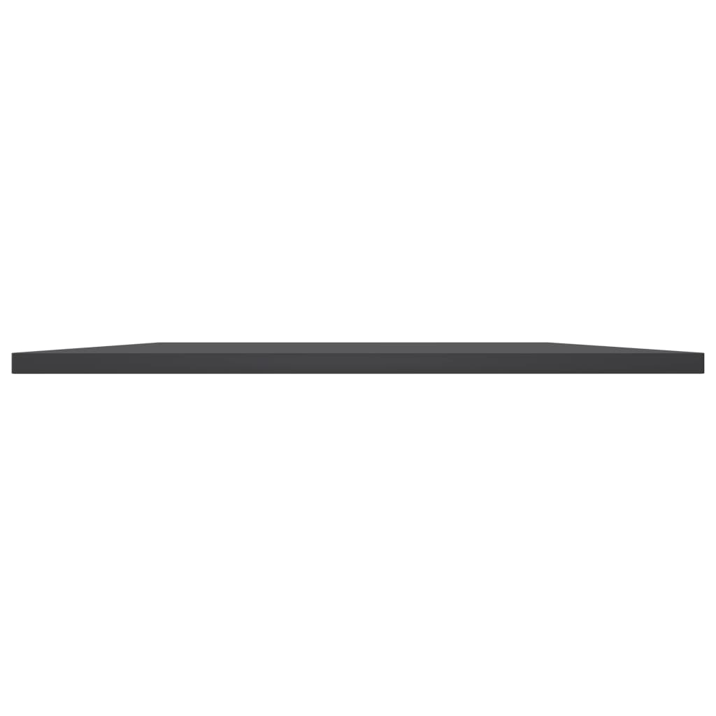 boghylder 8 stk. 80x20x1,5 cm konstrueret træ grå