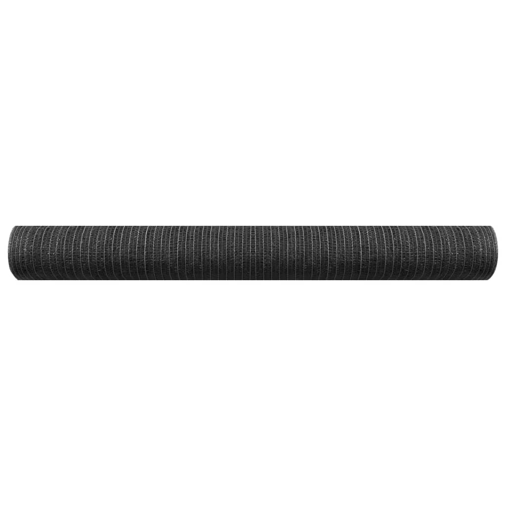 afskærmning 1,2x10 m 150 g/m² HDPE antracitgrå
