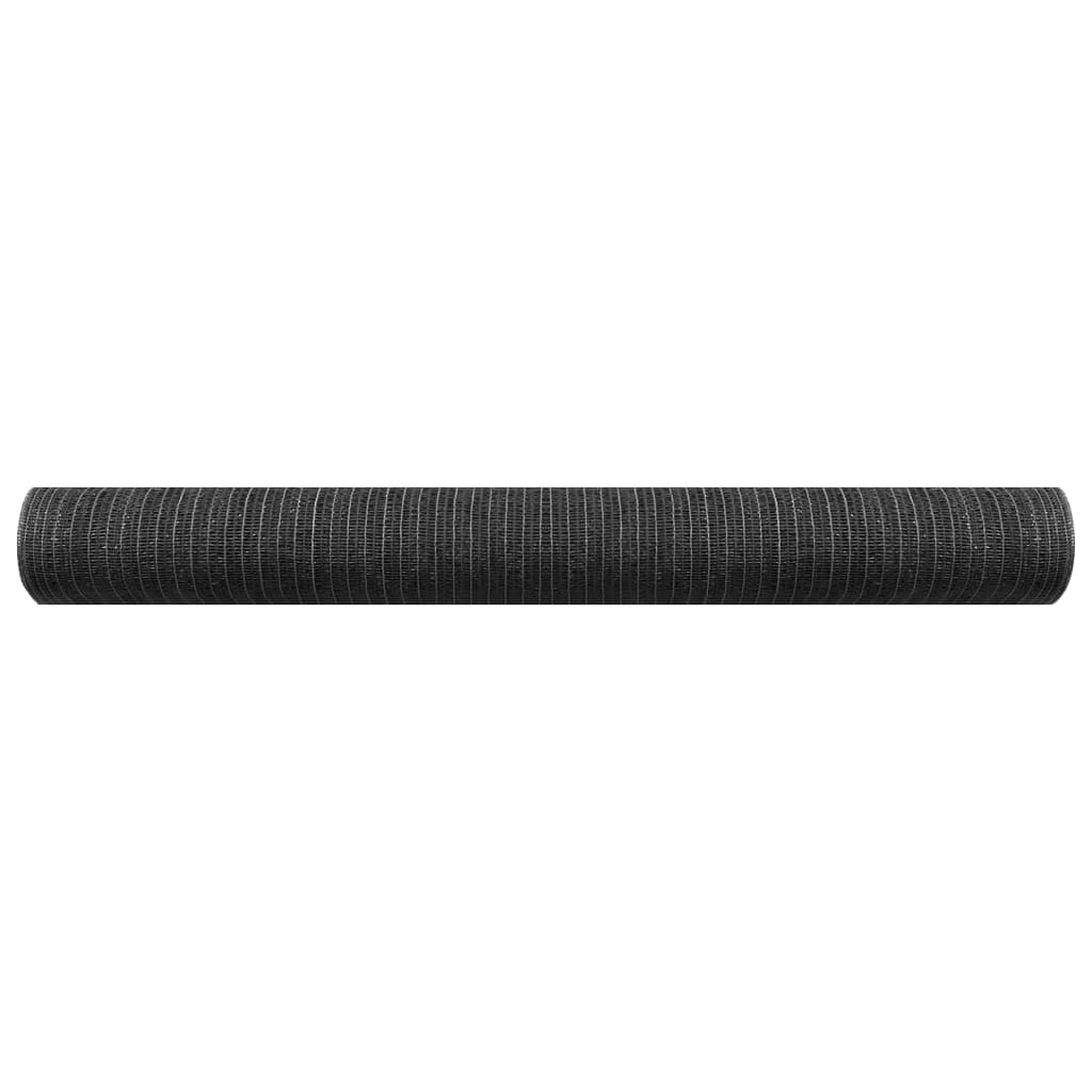 afskærmning 2x25 m 195 g/m² HDPE antracitgrå