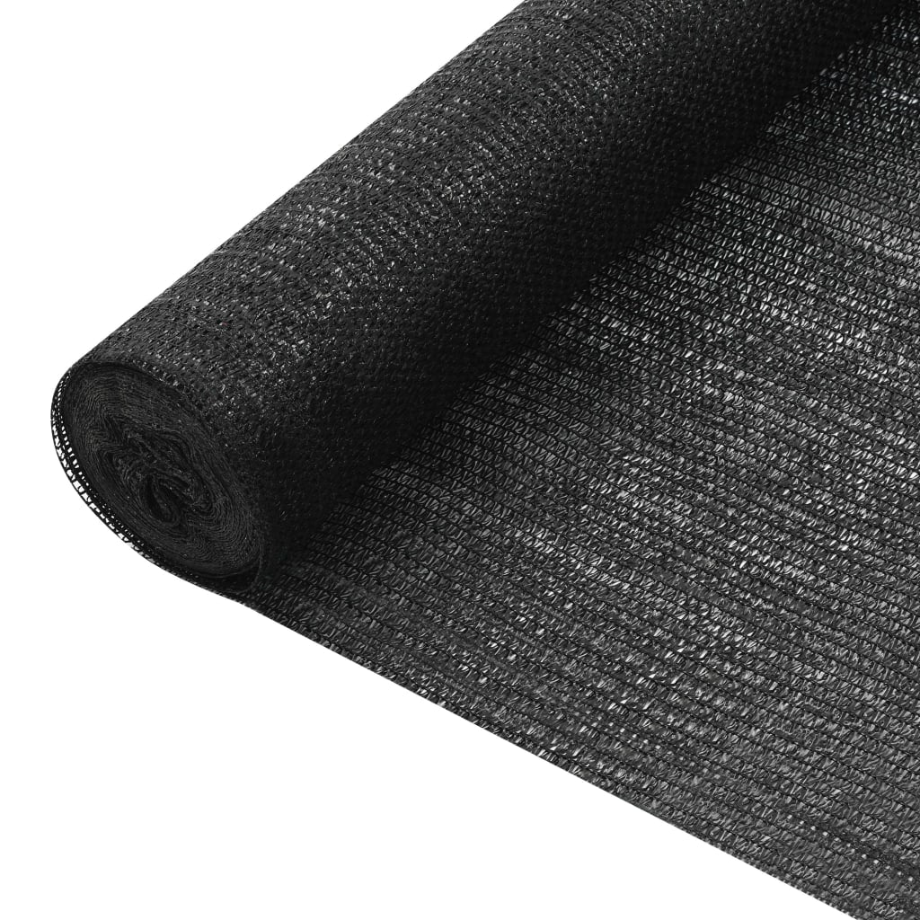 afskærmning 1,8x50 m HDPE 75 g/m² sort