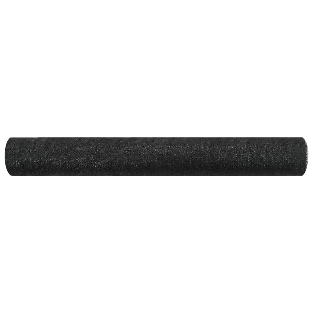 afskærmning 1,8x50 m HDPE 75 g/m² sort
