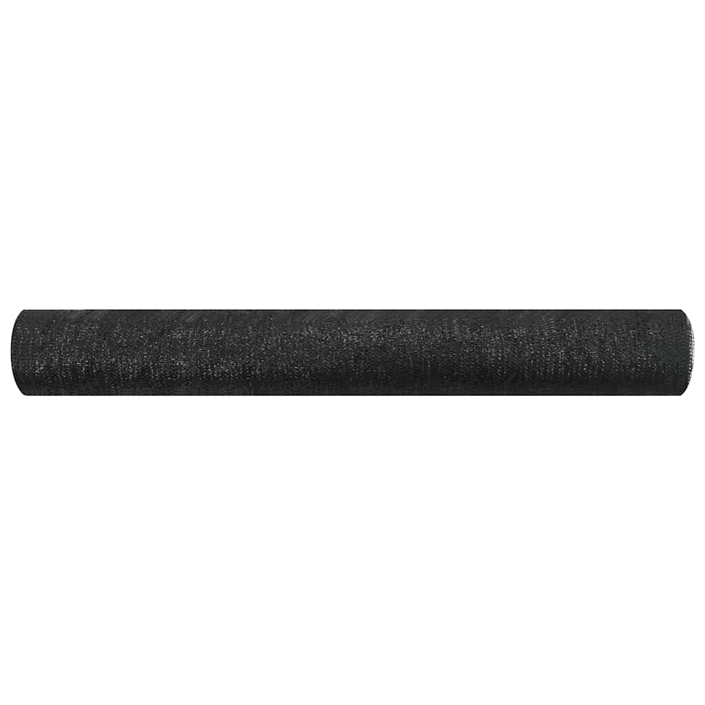 afskærmning 3,6x25 m HDPE 75 g/m² sort