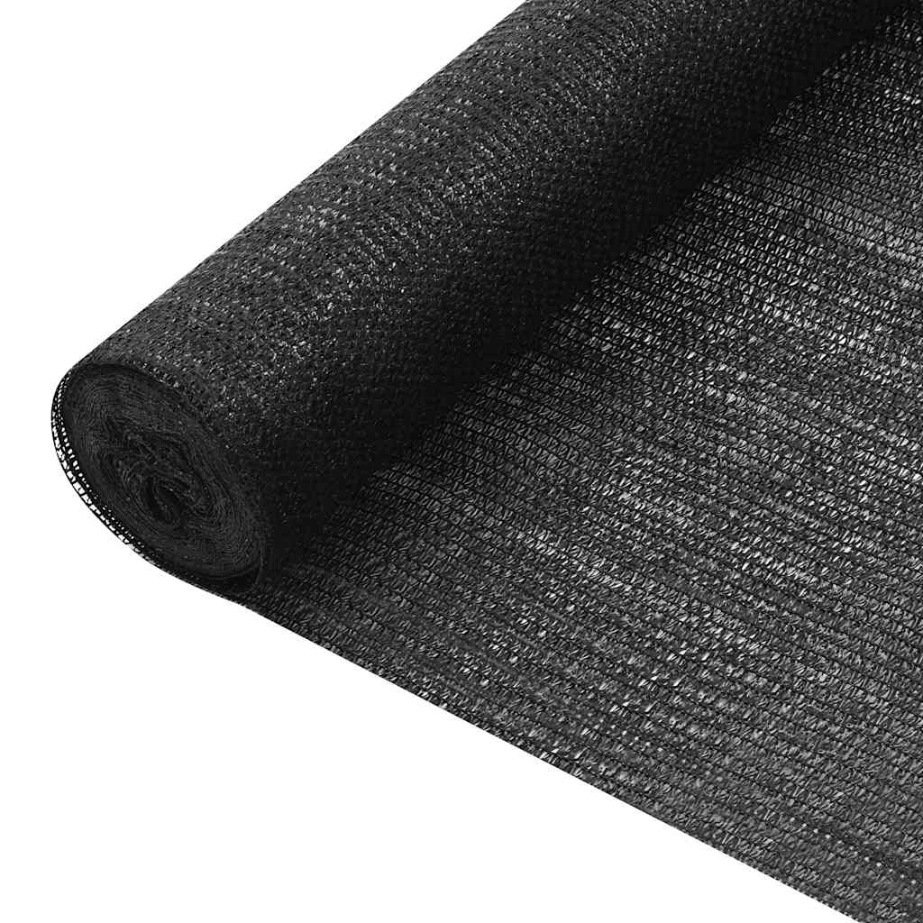 afskærmning 3,6x50 m HDPE 75 g/m² sort
