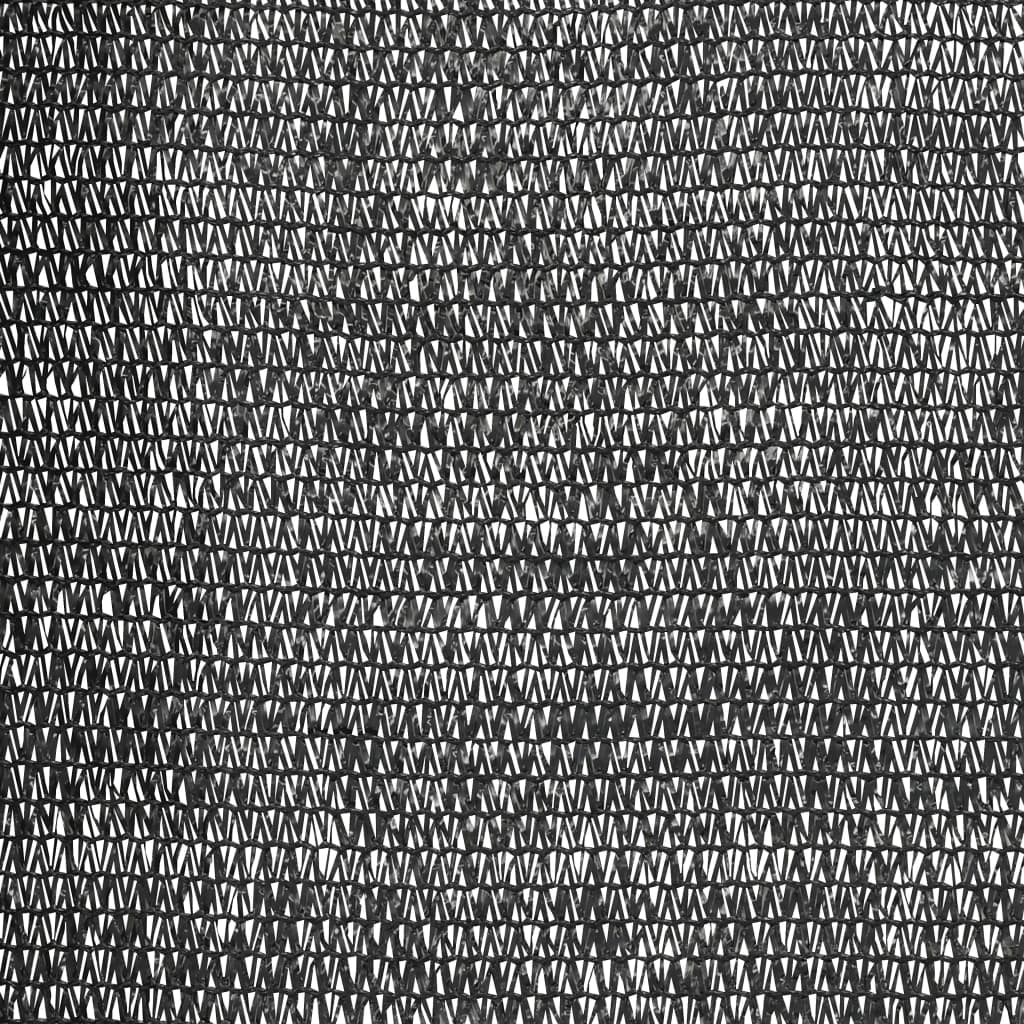 afskærmning 1,2x10 m HDPE 150 g/m² sort