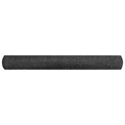 afskærmning 1,5x25 m HDPE 150 g/m² sort