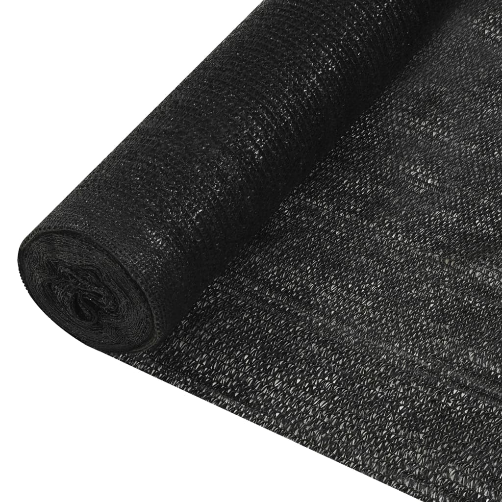 afskærmning 3,6x10 m HDPE 150 g/m² sort