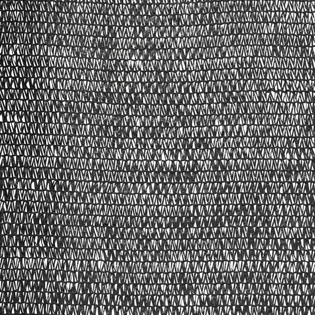 afskærmning 1,5x25 m HDPE 195 g/m² sort