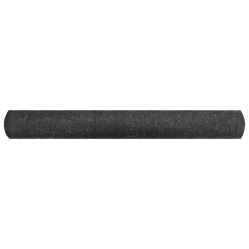 afskærmning 2x25 m HDPE 195 g/m² sort