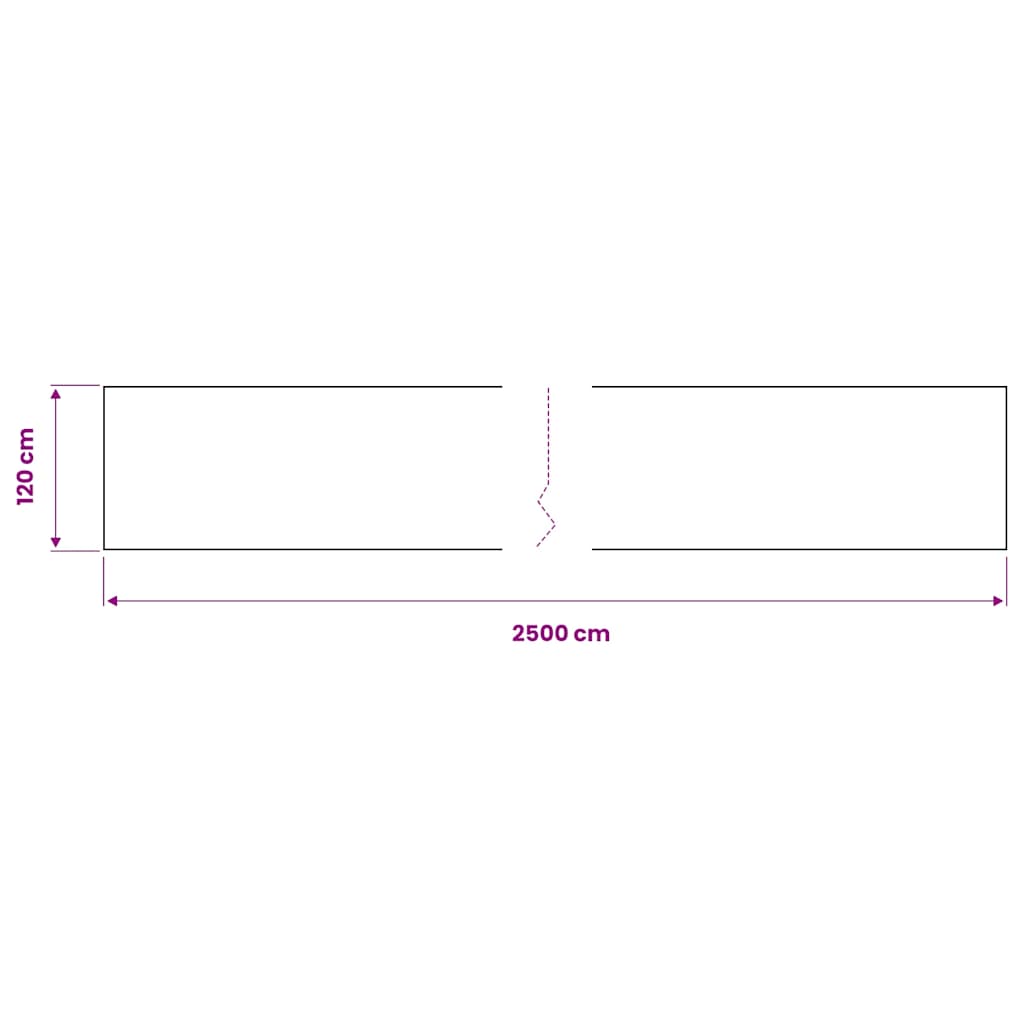 afskærmning 1,2x25 m 150 g/m² HDPE grøn