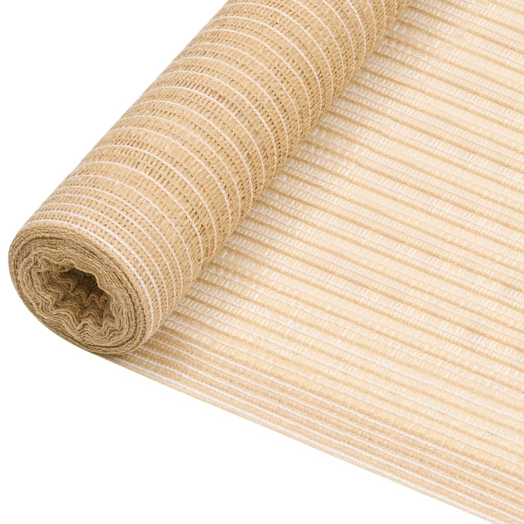 afskærmning 1,5x50 m 150 g/m² HDPE beige