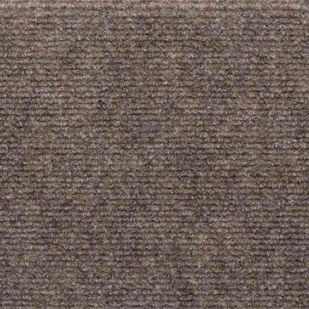 trappemåtter selvklæbende 15 stk. 65x21x4 cm beige rektangulær kant