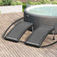 solvarmere til pool 2 stk. 110x65 cm buet