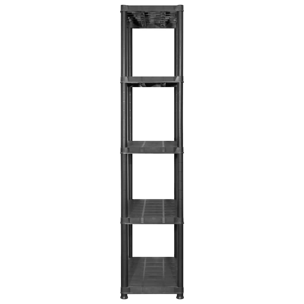 opbevaringsreol 5 hylder 213x38x170 cm plastik