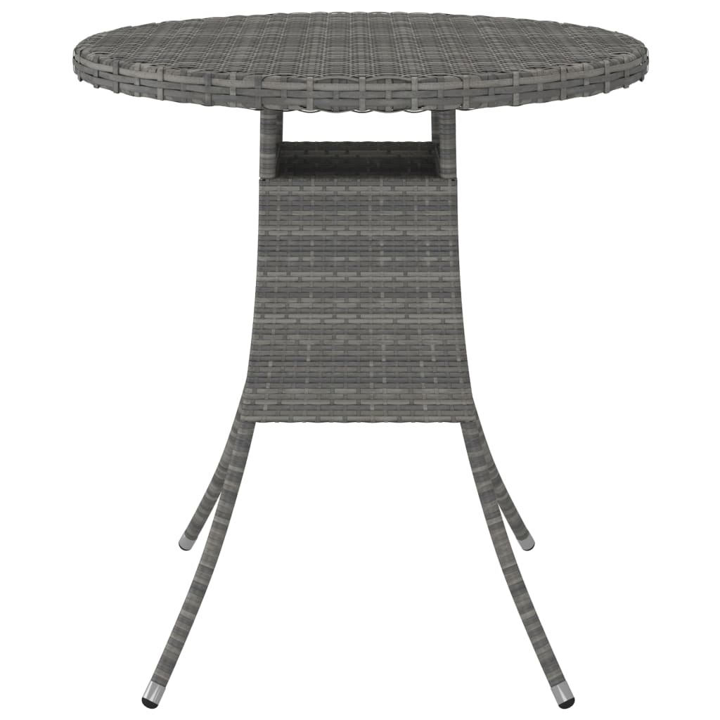 sofasæt til haven 7 dele med hynder polyrattan grå